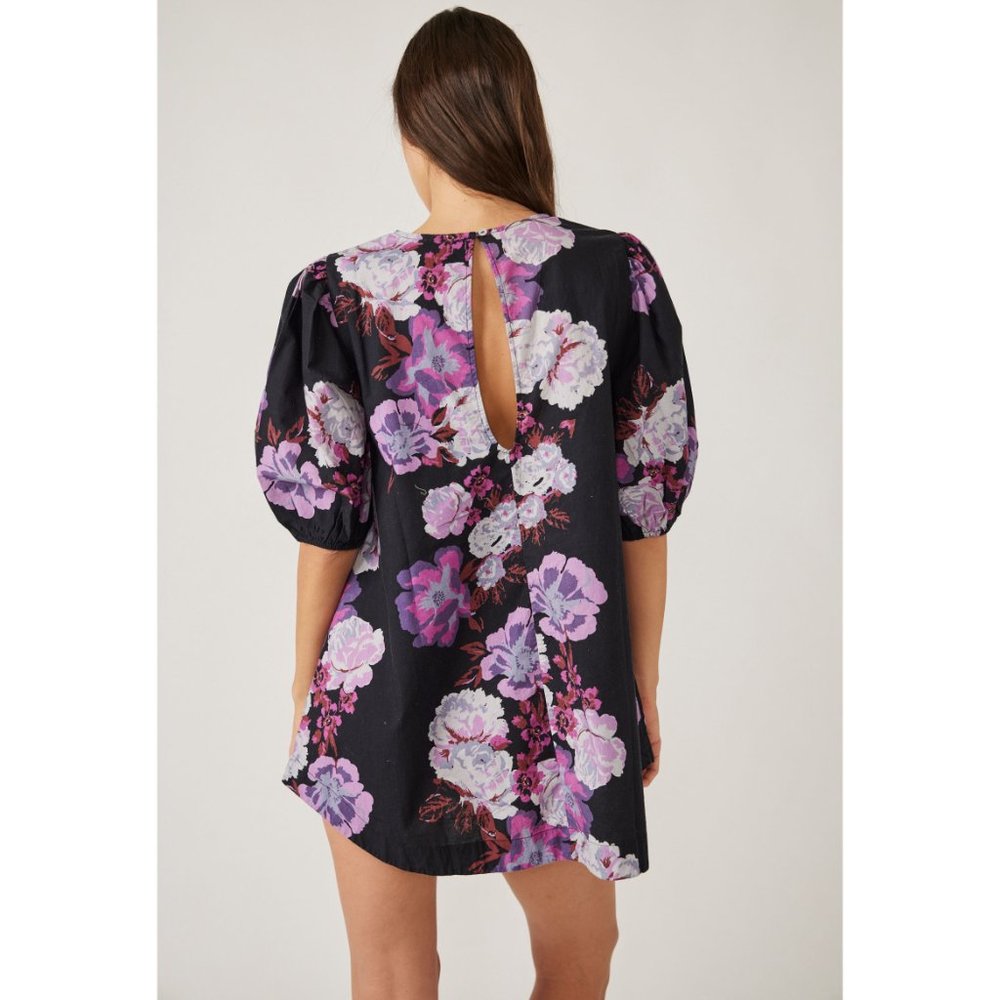🎉LAST CHANCE🎉 FREE PEOPLE Maye Poplin Tunic / Midnight Combo - Picture 3 of 7